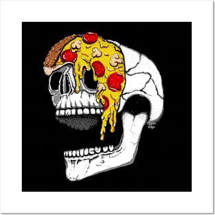 Pizza Face - Color Posters and Art